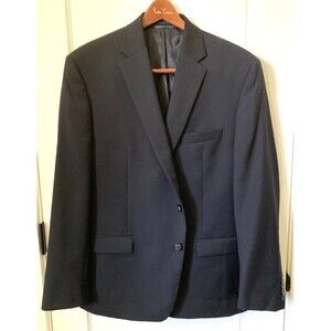 Lauren Ralph Lauren Mens 44 Regular Balck Blazer UltraFlex Lattimore Classic Fit